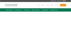 Desktop Screenshot of corprisk.net